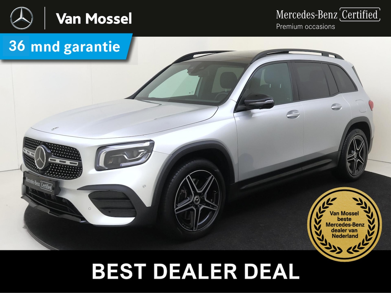 Mercedes-Benz GLB - 250 4MATIC Premium Plus /Panoramadak /Burmester /Memory stoelen /360 Camera /Leder - AutoWereld.nl