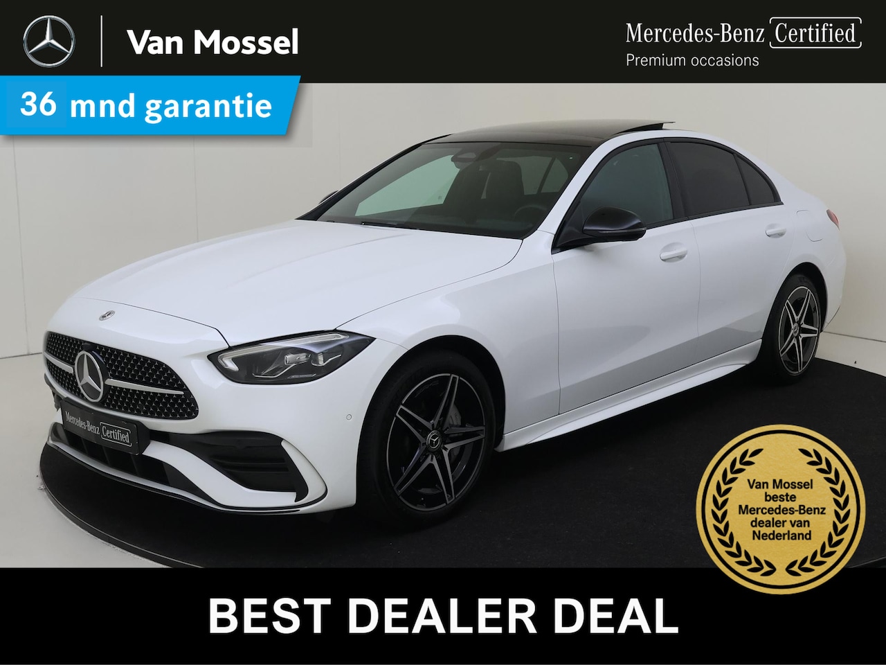 Mercedes-Benz C-klasse - 300 e AMG Line / Panoramadak/ Night/ Winter Pack/ - AutoWereld.nl