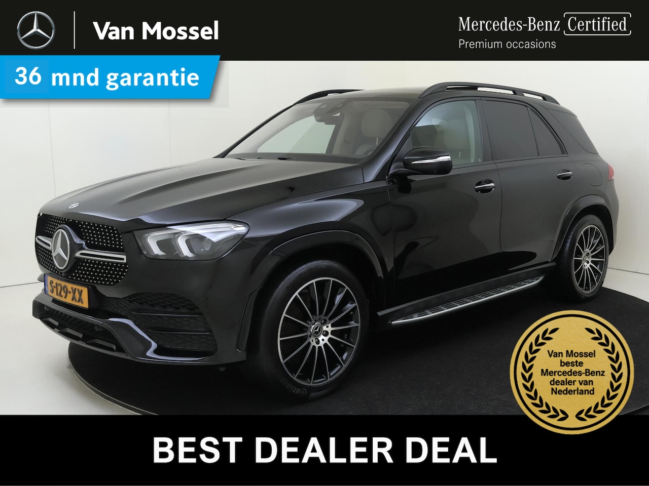 Mercedes-Benz GLE-Klasse - 350 e 4MATIC Premium Plus / Panoramadak/ AIRMATIC/ 21 inch/ Night/ Beige leder/ Stoelverwa - AutoWereld.nl