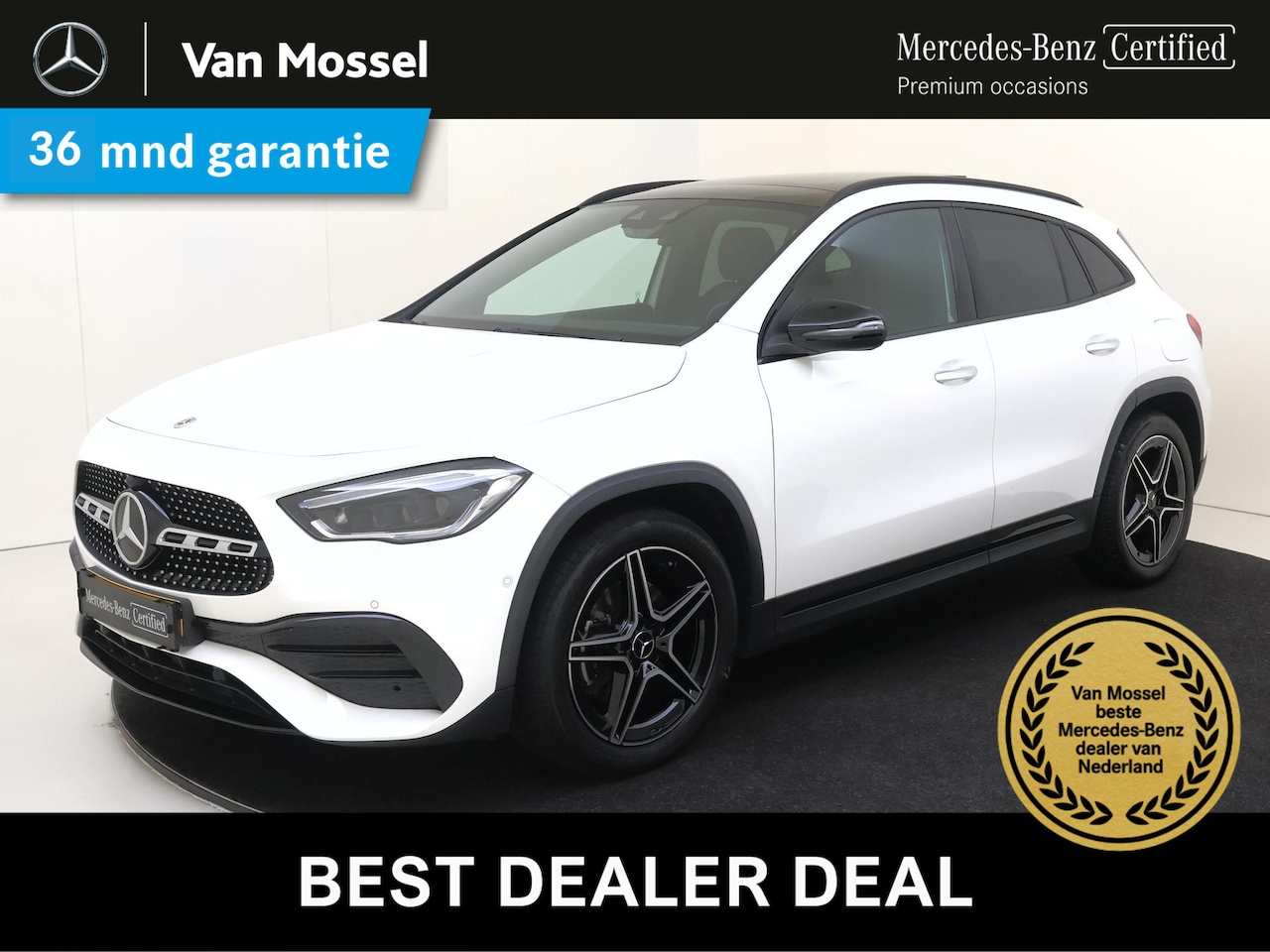 Mercedes-Benz GLA-Klasse - 200 Business Solution AMG / Panoramadak/ Night/ Sfeerverlichting/ Dodehoekdetectie - AutoWereld.nl