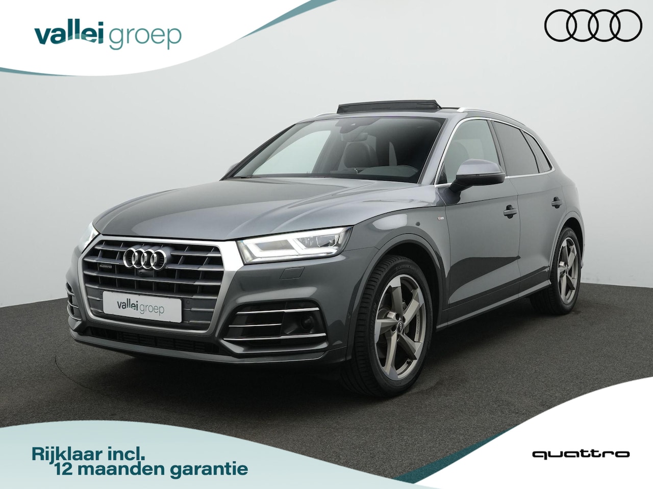 Audi Q5 - 2.0 TFSI 252 pk S-tronic quattro S-Line | Panoramadak | Trekhaak | Luchtvering | Leder | M - AutoWereld.nl
