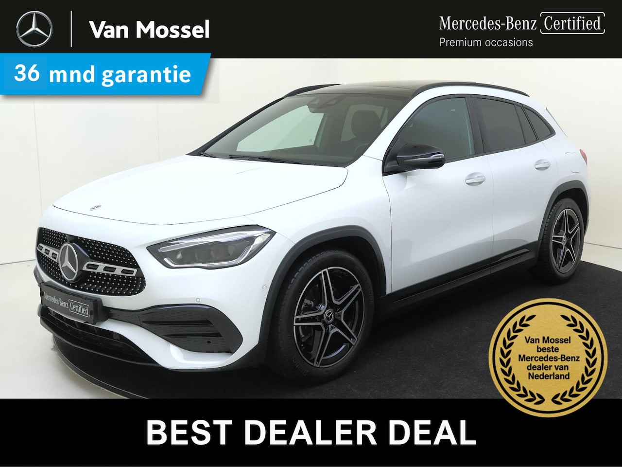 Mercedes-Benz GLA-Klasse - 200 Business Solution AMG Panoramadak / Keyless / Memory Seats / Nightpakket / Parkeercame - AutoWereld.nl