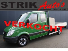 Mercedes-Benz Sprinter - 313 2.2 CDI EURO 5 432 DUBBELE CABINE - AIRCO - 6-PERSOONS - TREKHAAK