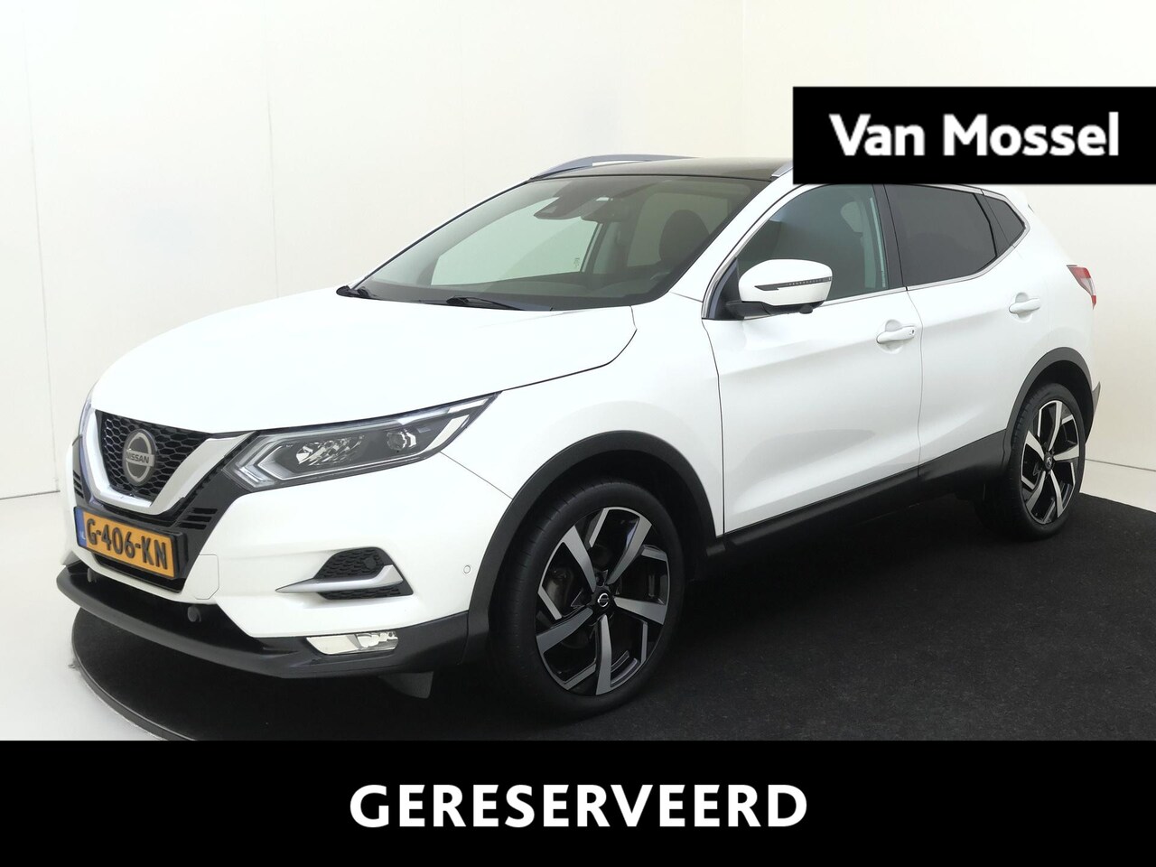 Nissan Qashqai - 1.3 DIG-T Tekna | Panorama dak | Stoelverwarming | 360 Camera | Trekhaak - AutoWereld.nl