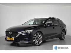 Mazda 6 Sportbreak - 2.5 SkyActiv-G 194 Luxury | Trekhaak | Open Dak | Bose | 360 Camera | Hud | Cruise Adaptiv