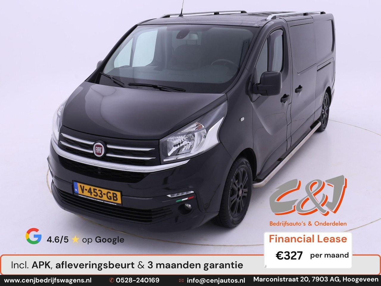 Fiat Talento - 1.6 MJ L2H1 DC SX Limited Edition 09/100 lease €327 p/mnd 60 mnd - AutoWereld.nl