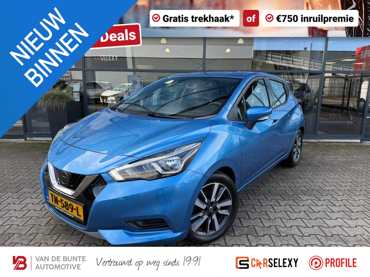 Nissan Micra - 0.9 IG-T Acenta *Navigatie & Bose* - AutoWereld.nl