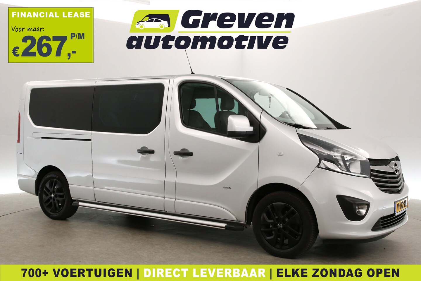 Opel Vivaro - 1.6 CDTI Sport 146PK L2H1 | Dubbele Cabine | Airco | Cruise | Camera | Leder | Stoelverw. - AutoWereld.nl