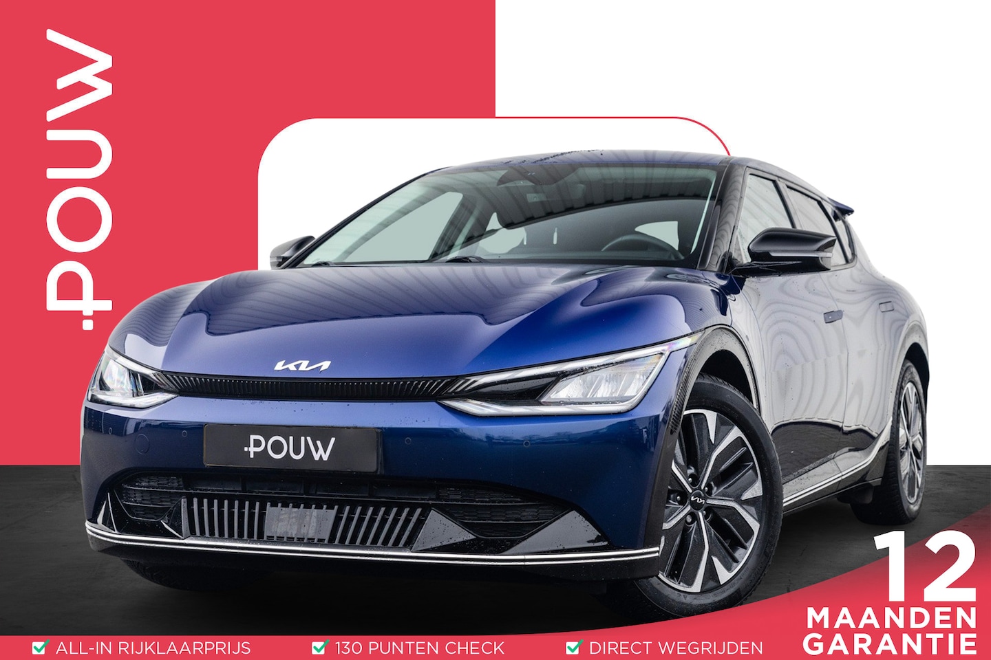 Kia EV6 - 325pk Plus AWD 77.4 kWh | SoH 96% | Trekhaak | Achterbank Verwarmd - AutoWereld.nl