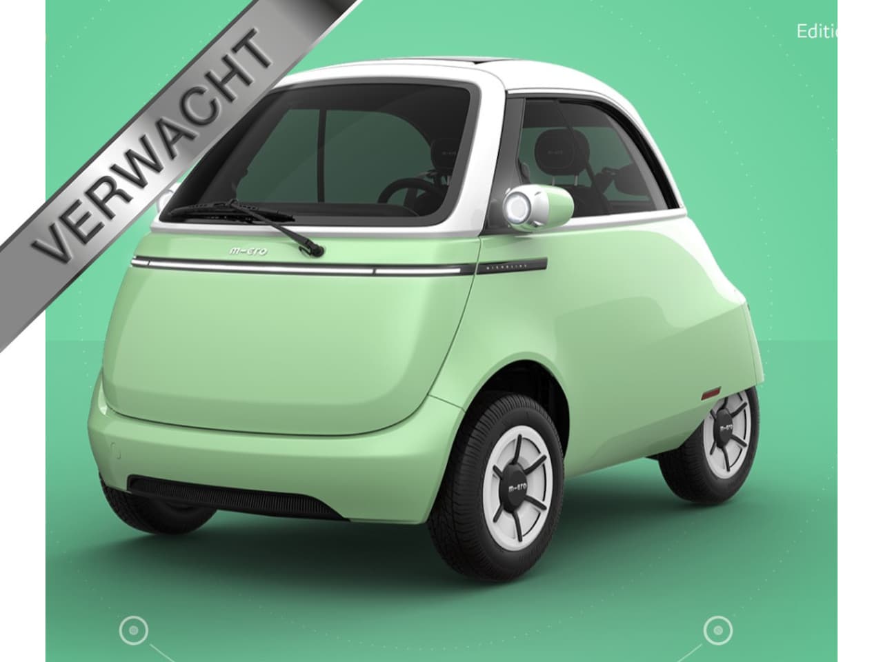 Micro Microlino - 90 km/u 177 km Range Zonnedak, nwprijs €22.450,- Verwacht - AutoWereld.nl