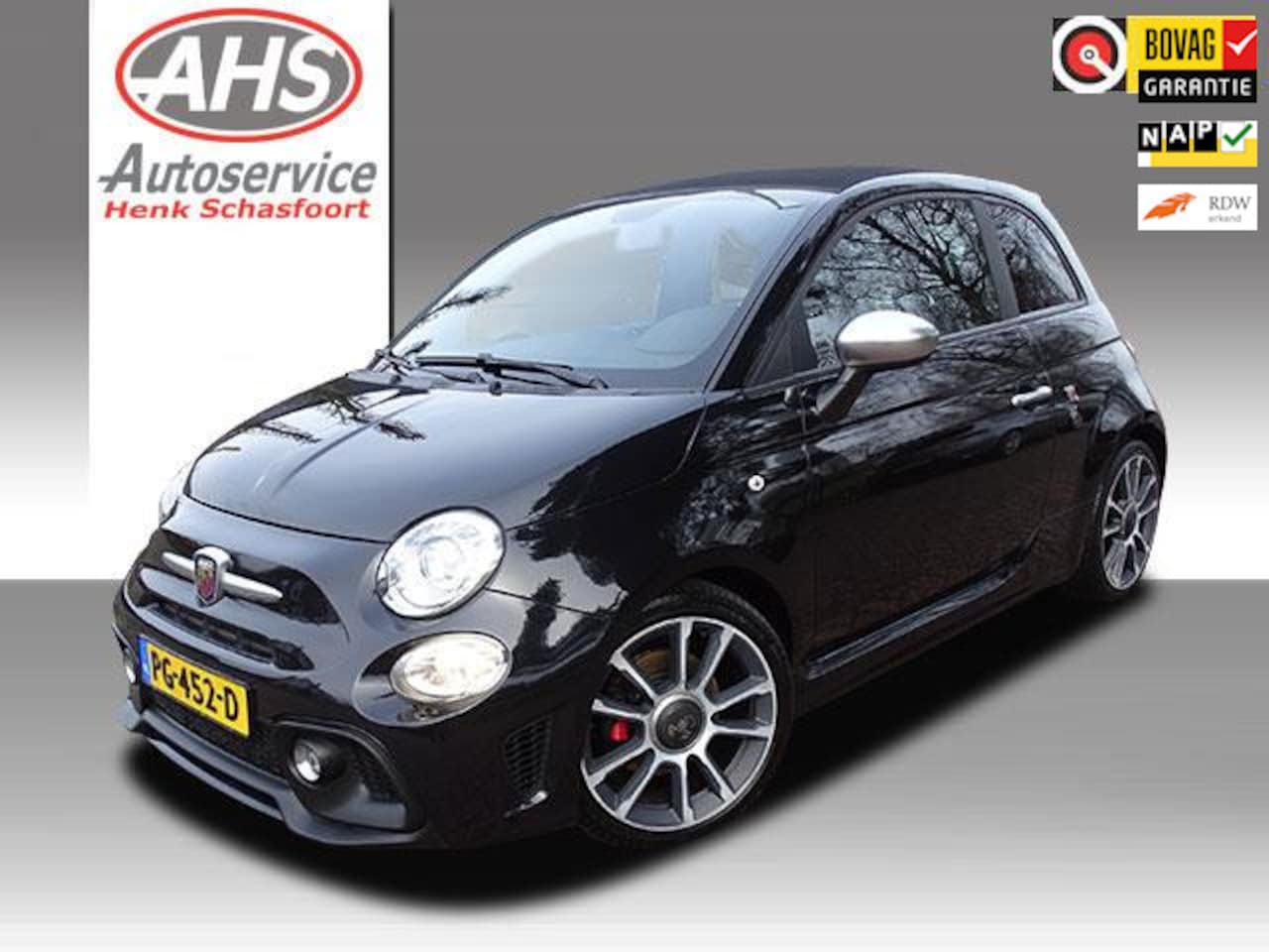 Fiat 500 C - 1.4 T-Jet Abarth Turismo Automaat 165pk, NL auto! - AutoWereld.nl