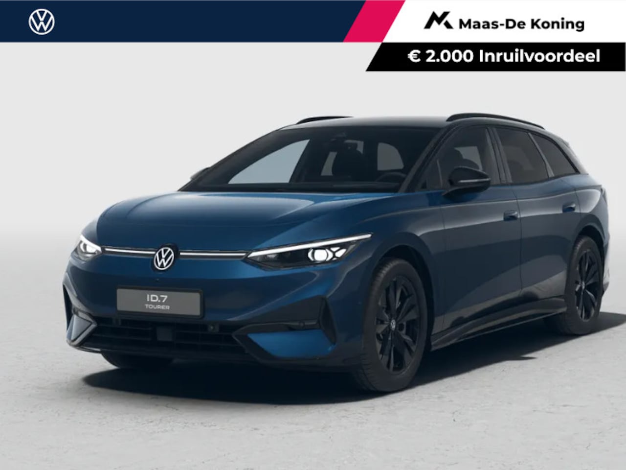 Volkswagen ID.7 - Pro Limited Edition 77 kWh accu 286 PK · Draadloze telefoonlader · 360 area view · Sfeerve - AutoWereld.nl