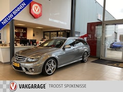 Mercedes-Benz C-klasse Estate - 63 AMG Origineel NL/Volledig Dealer Onderhouden/Panoramadak/Leder/Navigatie/Spraakbedienin