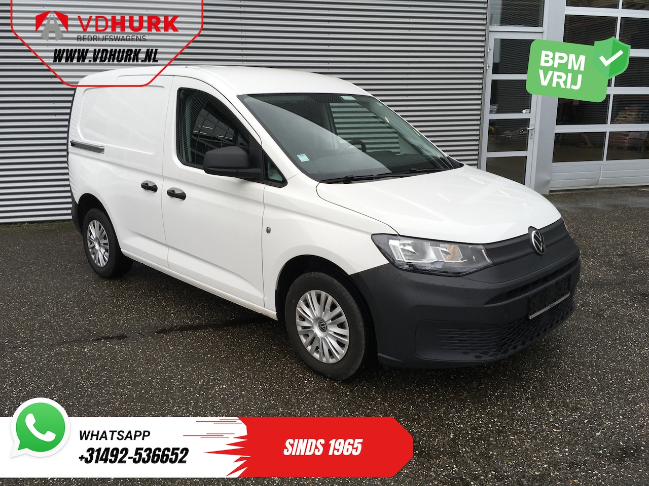 Volkswagen Caddy Cargo - 2.0 TDI 105 pk ZGAN/ Airco/ PDC/ Bluetooth - AutoWereld.nl