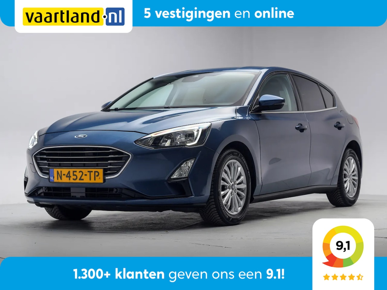 Ford Focus - 1.0 EcoBoost Titanium X Business Aut. 5-drs [ LED Camera Navi Camera ] - AutoWereld.nl