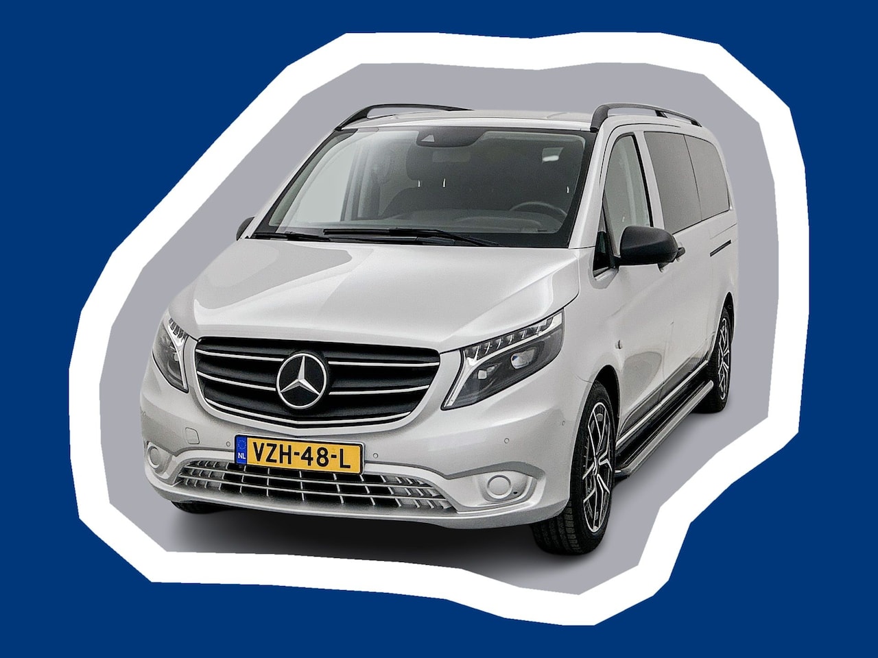 Mercedes-Benz Vito - 114 CDI Extra Lang DC *LBW-Edition* Dubbele Cabine Led 19 Inch Lichtmetaal Trekhaak Achter - AutoWereld.nl