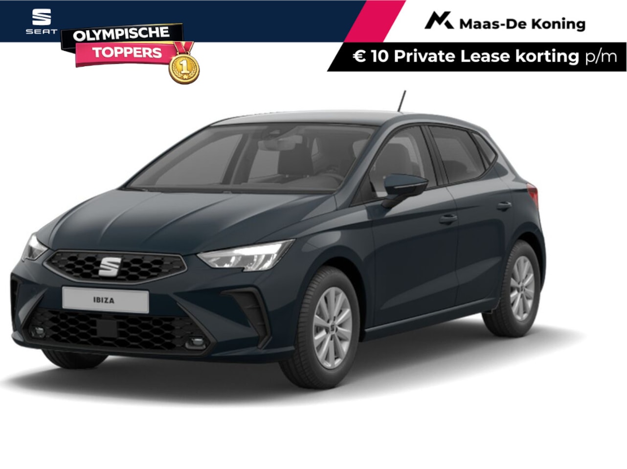 SEAT Ibiza - Reference 1.0 EcoTSI 70 kW / 95 PK Hatchback 5 drs | Apple Carplay | 15 Inch LM Wielen | P - AutoWereld.nl