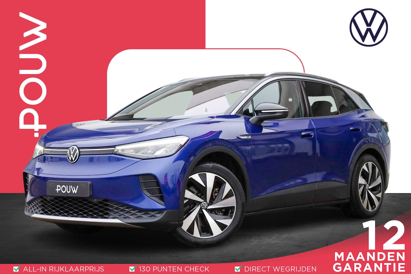 Volkswagen ID.4 - 204pk First 77 kWh | SoH 91% | Trekhaak | Achteruitrijcamera | Stoelverwarming - AutoWereld.nl