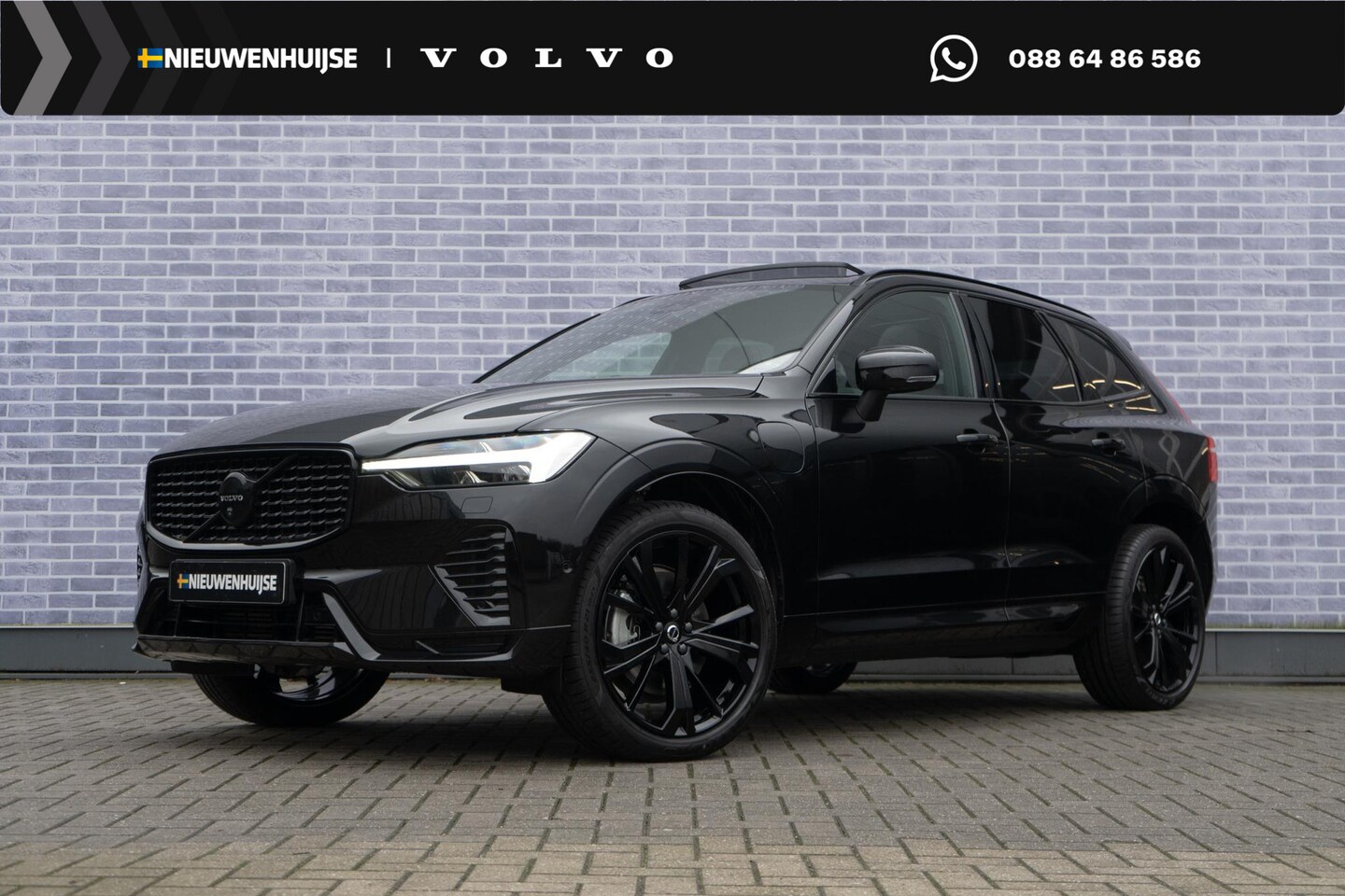 Volvo XC60 - 2.0 T8 Plug-in hybrid AWD Plus Black Edition | Adaptieve Cruise Control | Panoramadak | St - AutoWereld.nl