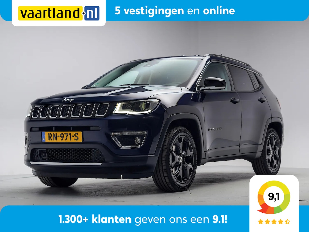 Jeep Compass - 1.4 Multiair [Leder Memory Seats Beats Audio] - AutoWereld.nl