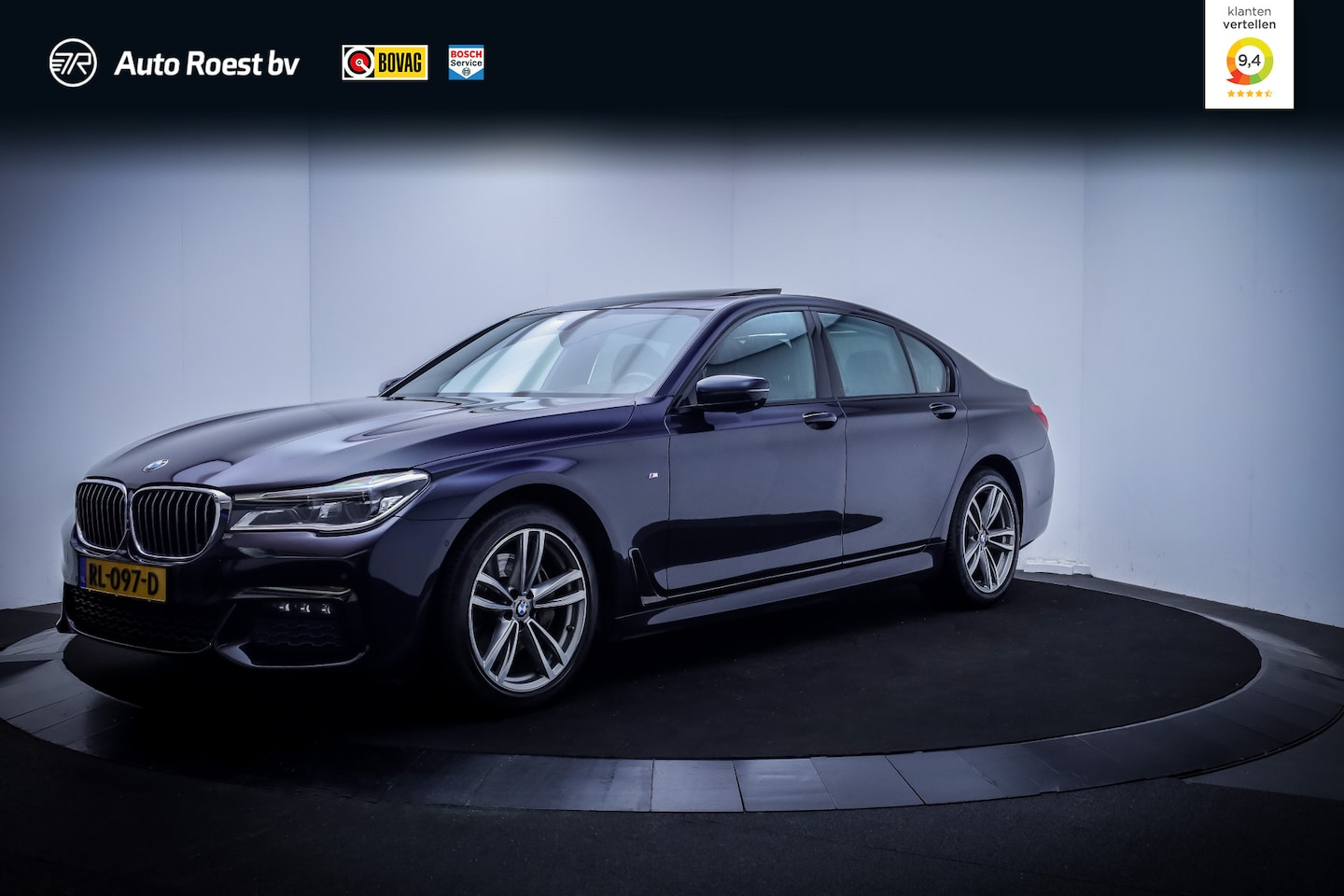 BMW 7-serie - 740iA M-SPORT High Executive SCHUIFDAK | MEMORY | HARMAN KARDON | LUXE LEDER | ALCANTARA H - AutoWereld.nl