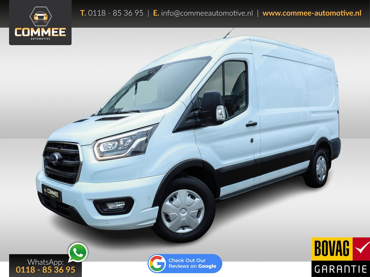 Ford Transit - 350 2.0 TDCI L2H2 Limited Automaat 185PK CAM I Stoelverw I Trekhaak I Omvormer - AutoWereld.nl