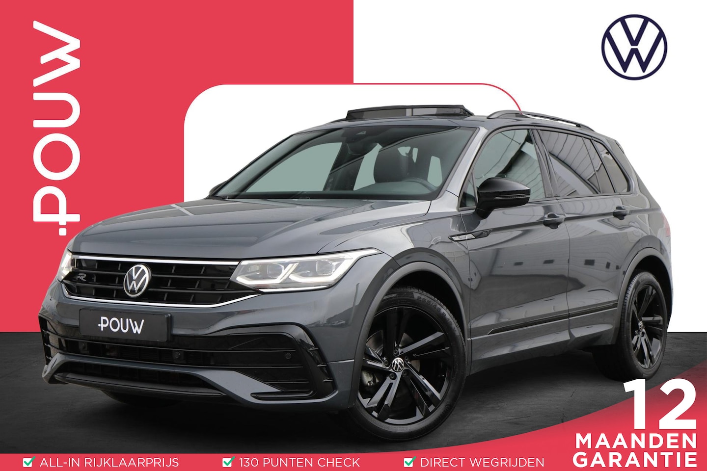 Volkswagen Tiguan - 1.5 TSI 150pk DSG R-Line | Trekhaak | Panoramadak | Achteruitrijcamera | Navigatie - AutoWereld.nl