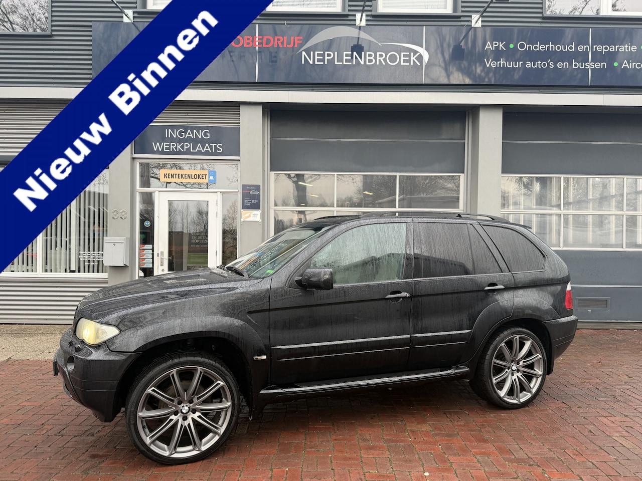 BMW X5 - 3.0D Bj 2004 Apk 09-2026 4x4 grijs kenteken marge auto 20inch luchtvering - AutoWereld.nl