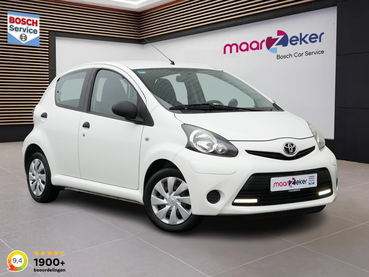 Toyota Aygo - 1.0 VVT-i Aspiration ✅Navi✅Airco✅LED dagrij✅Radio CD✅MP3✅Elect. Ramen✅ - AutoWereld.nl