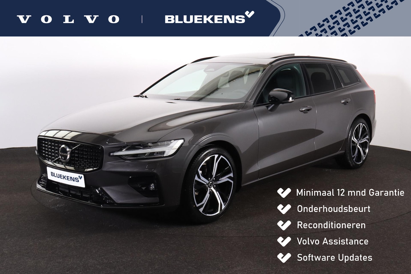 Volvo V60 - B4 Plus Dark - Panorama/schuifdak - IntelliSafe Assist & Surround - 360º Camera - Harman/K - AutoWereld.nl