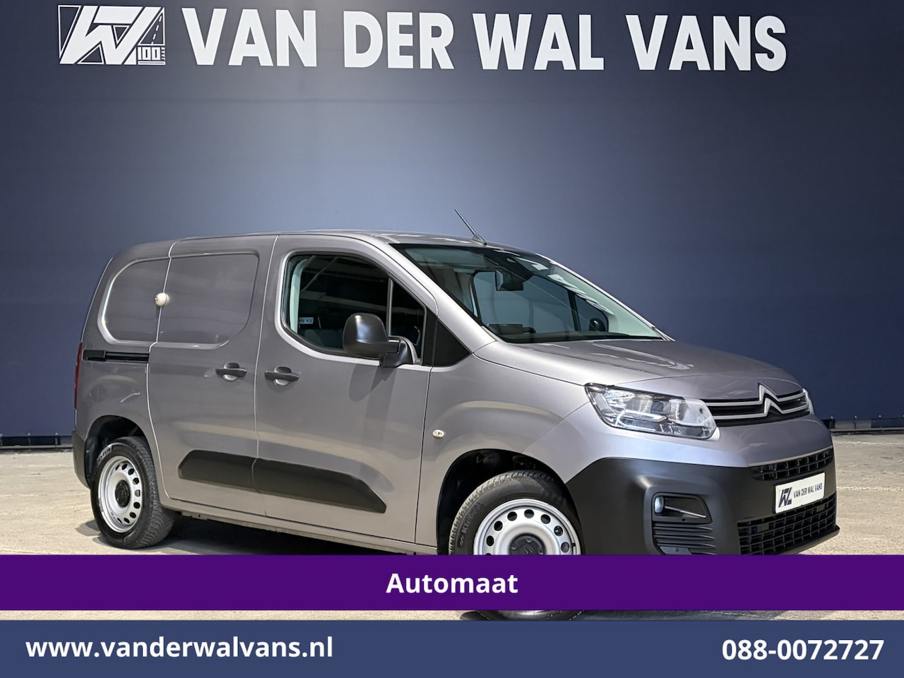 Citroën Berlingo - 1.5 BlueHDI 131pk Automaat L1H1 Inrichting Euro6 Airco | 3-Zits | Apple Carplay | Cruiseco - AutoWereld.nl