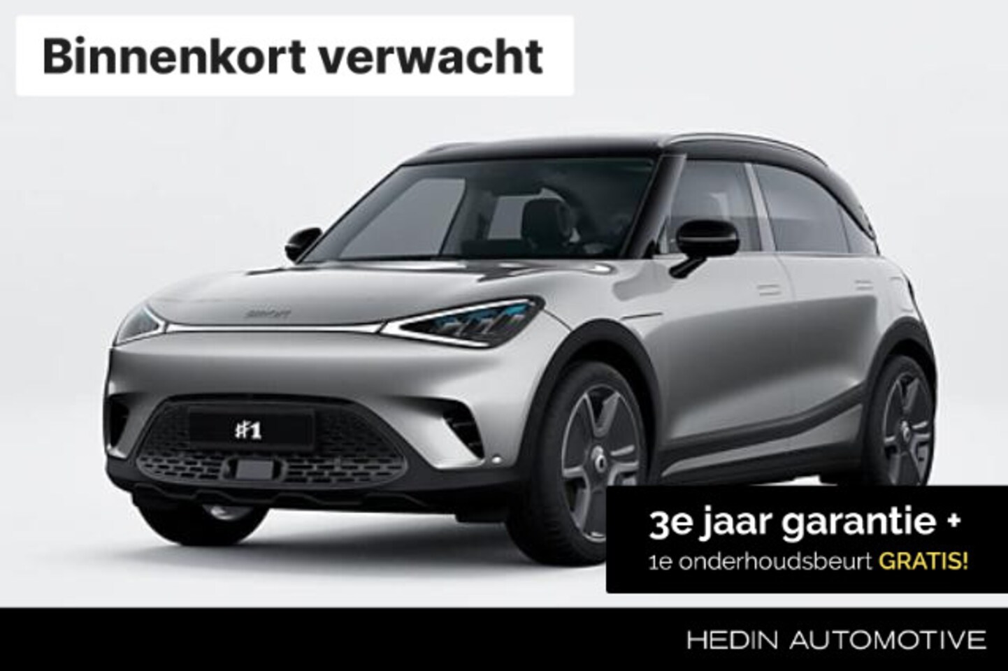 Smart #1 - Pro+ 66 kWh | *Bijtelling vanaf € 216,- per maand!* | Adaptieve Cruise Control | Panoramad - AutoWereld.nl