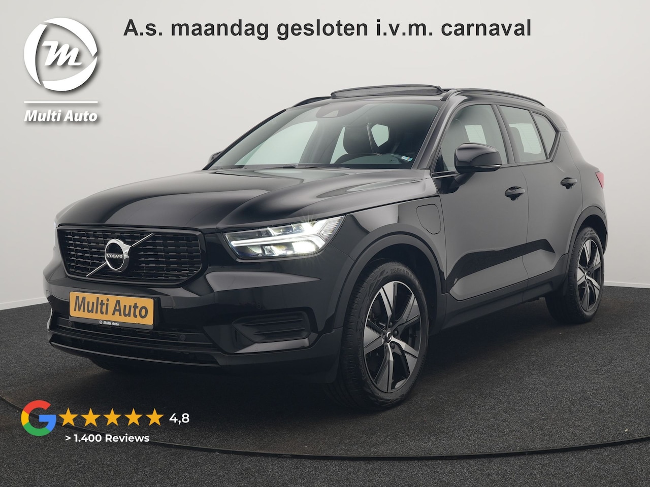 Volvo XC40 - T5 Ultimate Dark Plug In Hybrid 293pk Dealer O.H. PHEV | Trekhaak Af Fabriek | Panodak | A - AutoWereld.nl