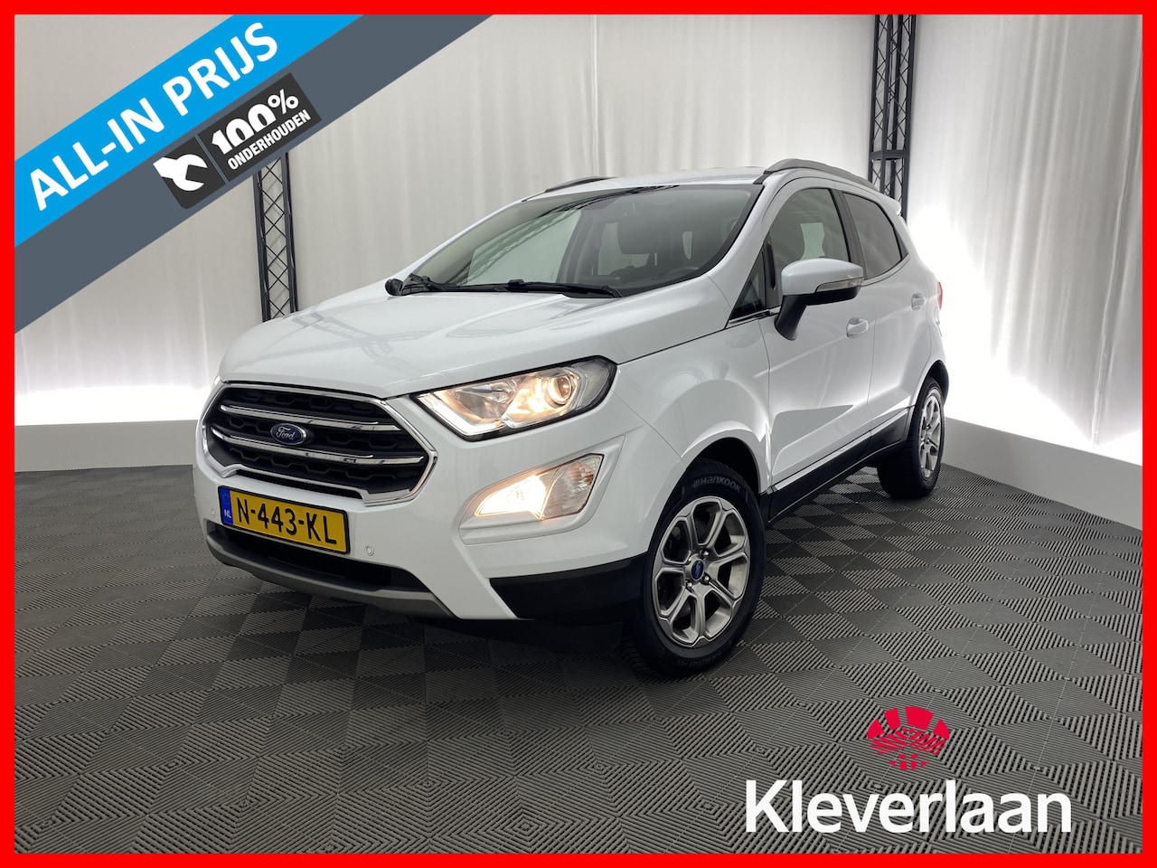 Ford EcoSport - 1.0 EcoBoost Titanium | Apple carplay | Trekhaak | Stuur- stoelverwarming | Cruise - AutoWereld.nl