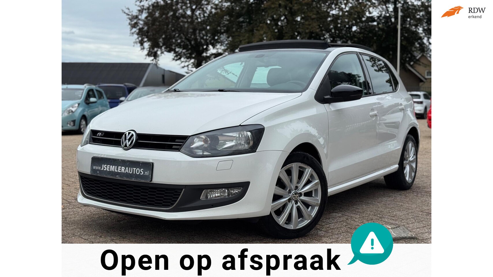 Volkswagen Polo - 1.2 STYLE PANORAMA DAK AIRCO STOELVERW. 5DEURS NW.APK R-LINE - AutoWereld.nl