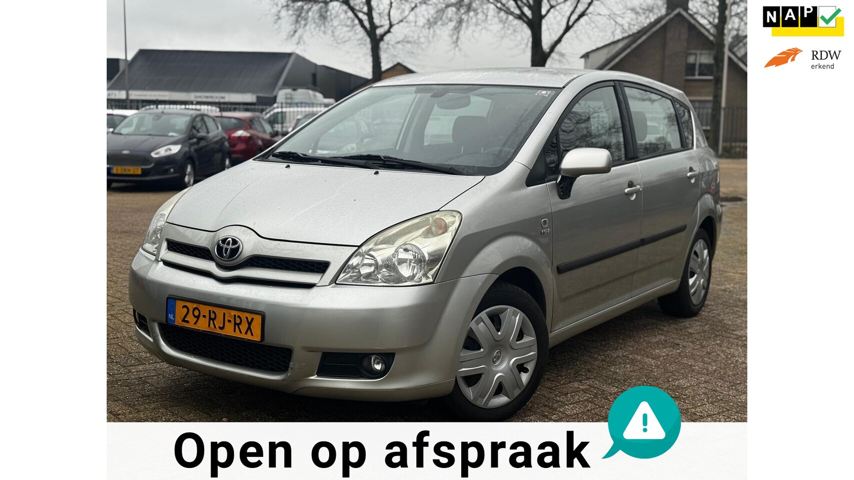 Toyota Corolla Verso - 1.8 VVT-i Sol 7p. AUTOMAAT 7 PERSOONS NW.APK - AutoWereld.nl