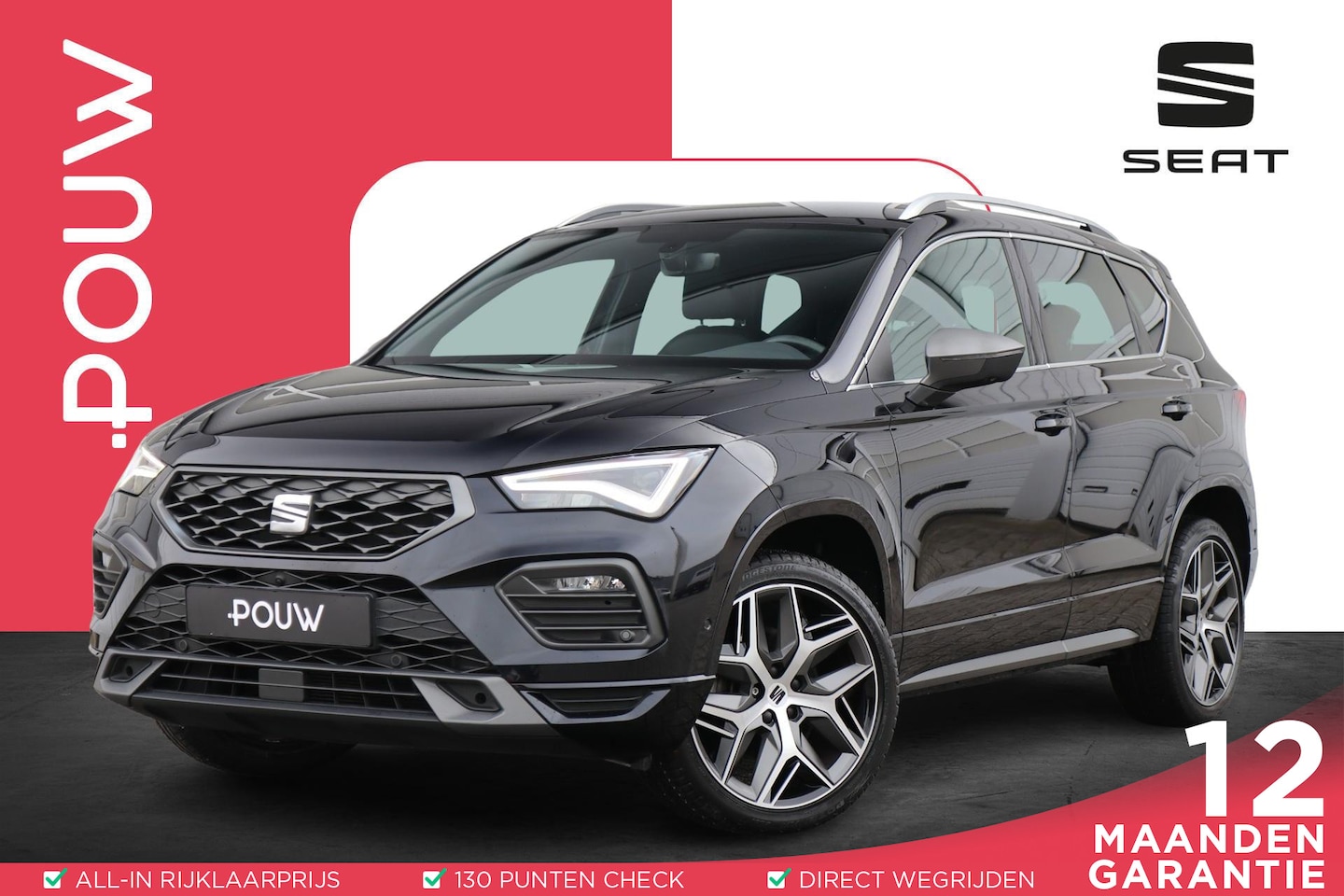 SEAT Ateca - 1.5 TSI 150pk DSG FR Business Intense | Navigatie | Elektrische Achterklep | 360 Camera - AutoWereld.nl