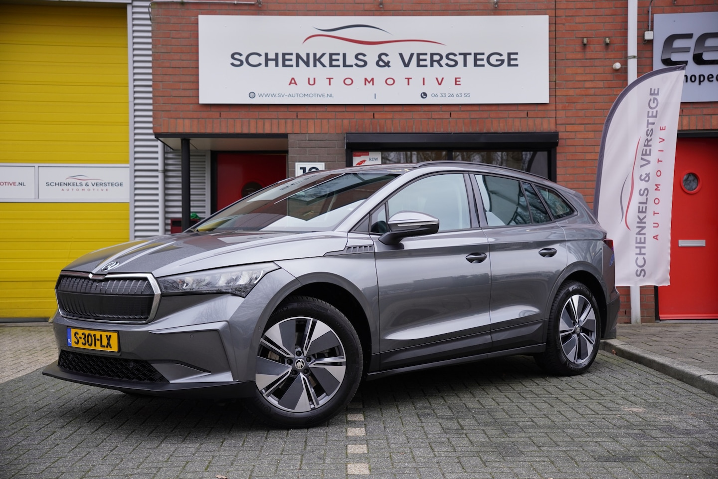 Skoda Enyaq iV - 60 / BTW / Dealer Service / ACC / Camera / - AutoWereld.nl