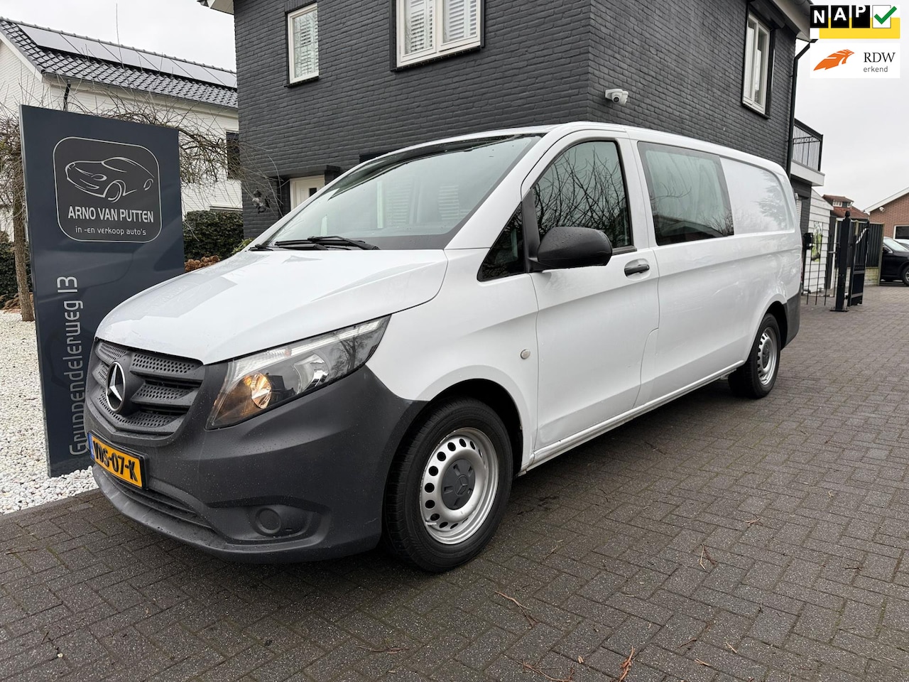 Mercedes-Benz Vito - 114 CDI Extra Lang - Dubbele Cabine /Automaat /Cruise /Airco /5 Persoons - AutoWereld.nl