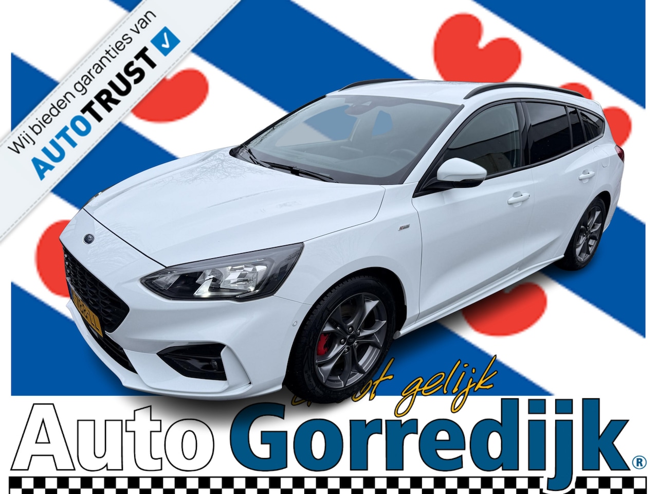 Ford Focus Wagon - 1.0 EcoBoost Hybrid Titanium X Business DIGIDASH,NAVI,ECC, - AutoWereld.nl