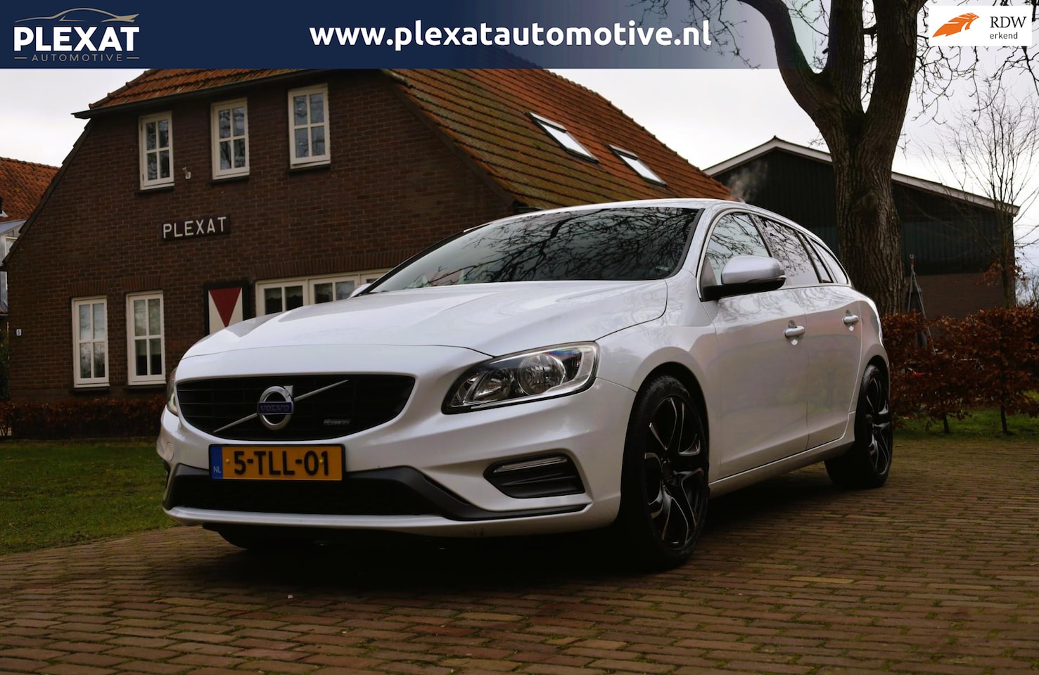 Volvo V60 - 1.6 T3 R-Design Aut. | Origineel NL | Slechts 95.000KM | Sportpakket | Historie | Navigati - AutoWereld.nl