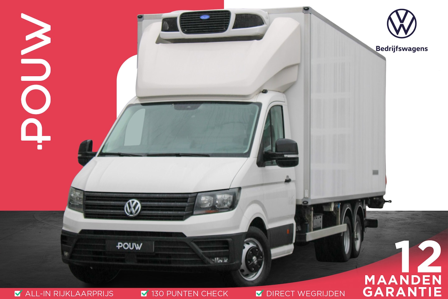 Volkswagen Crafter - 50 2.0 TDI 164pk AUT L4 DL Highline EURO VI RWD | Carier Koelwagen Vrieswagen | Achteruitr - AutoWereld.nl