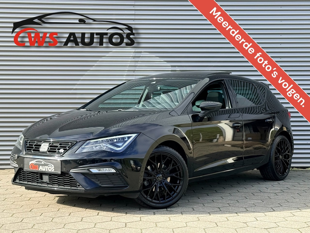 SEAT Leon - 1.5 TSI FR Business Intense CARBON/BLACK LINE*VIRTUAL*PANO*BEATS*CAMERA*KEYLESS*ZWARTE HEM - AutoWereld.nl