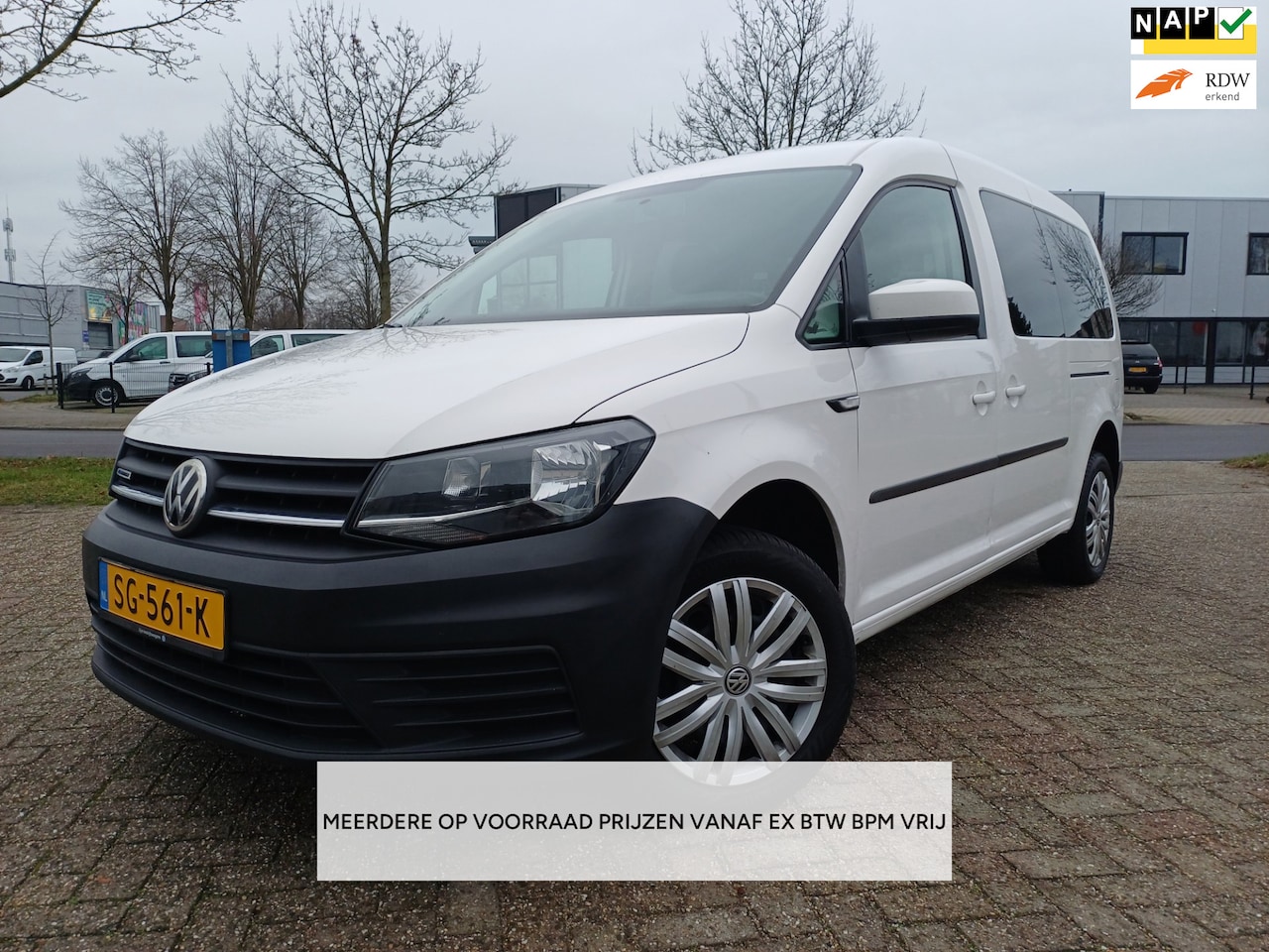 Volkswagen Caddy Maxi - 1.4 TGI Trendline 5p €7950EXBTW/MEERDERE OP VOORRAAD/AIRCO/AARDGAS/2XSCHUIFDEUR - AutoWereld.nl