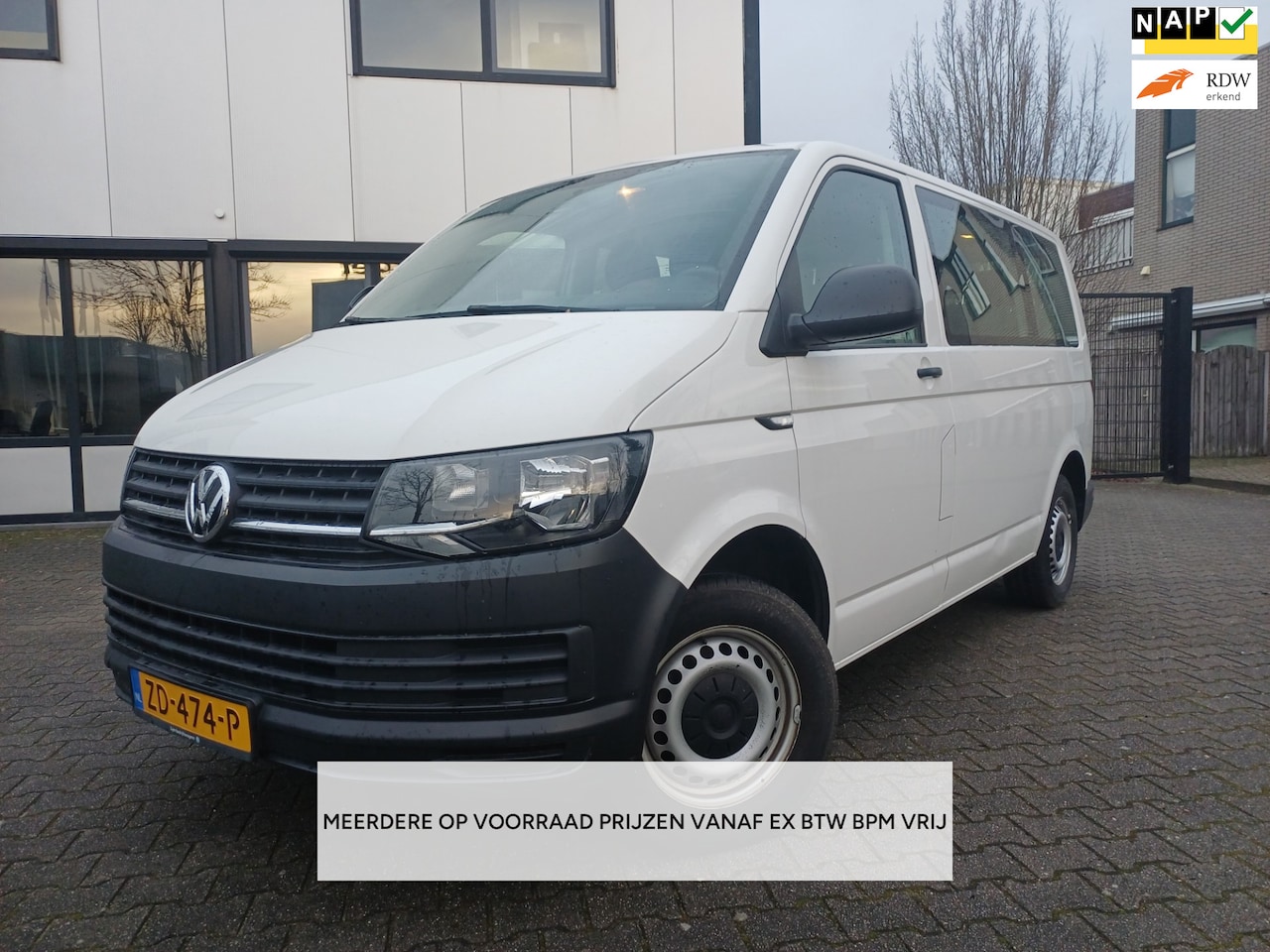 Volkswagen Transporter Kombi - 2.0 TDI L1H1 9PERSONEN/PRIJS EX BTW BPM VRIJ / 35X OP VOORRAAD - AutoWereld.nl
