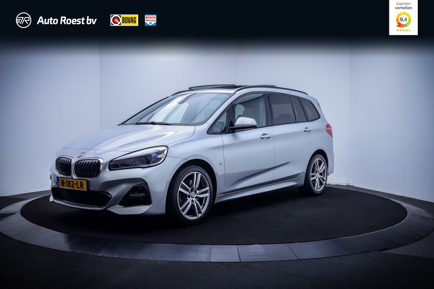 BMW 2-serie Gran Tourer - 220i 7p. M-SPORT PANO | ALCANTARA | CAMERA | STOELVERW | NAVI | ELEK KLEP | LMV 18'' - AutoWereld.nl