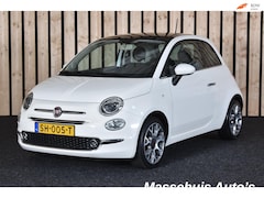 Fiat 500 - 1.2 Lounge 84dkm 1e eig. Panoramadak 16" Airco PDC LED Nwe APK