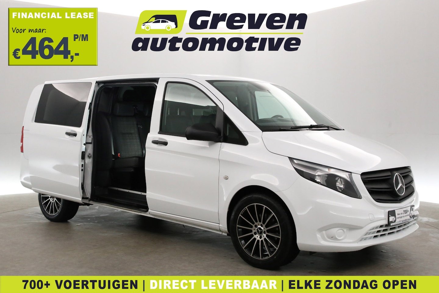 Mercedes-Benz Vito - 114 CDI Extra Lang | DC | 6 Zits | Clima | Adap.Cruise | Camera | Carplay | Navi | Stoelve - AutoWereld.nl