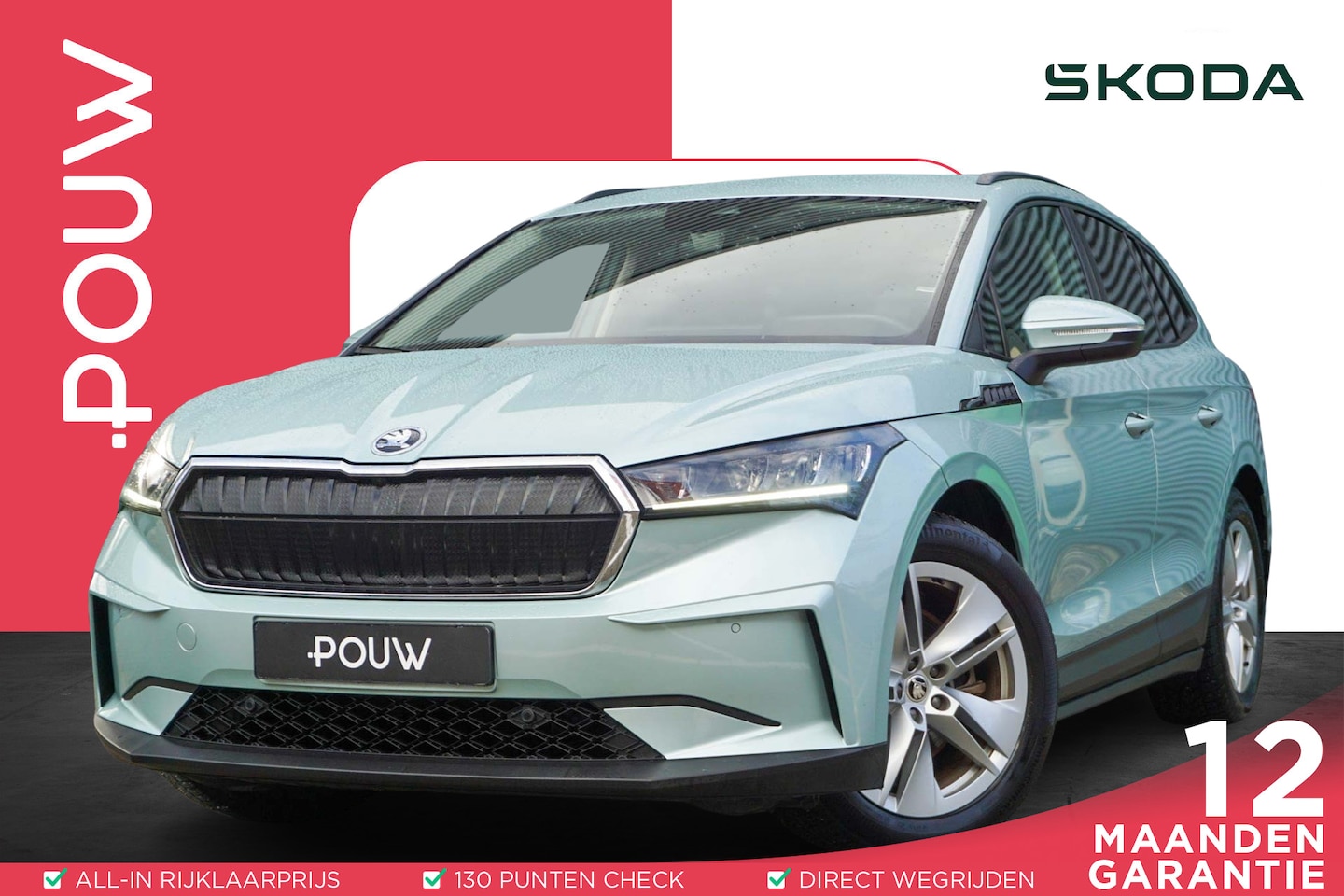 Skoda Enyaq iV - 60 180pk | SoH 93% | Trekhaak | Cruise Control | Navigatie | Smartlink - AutoWereld.nl