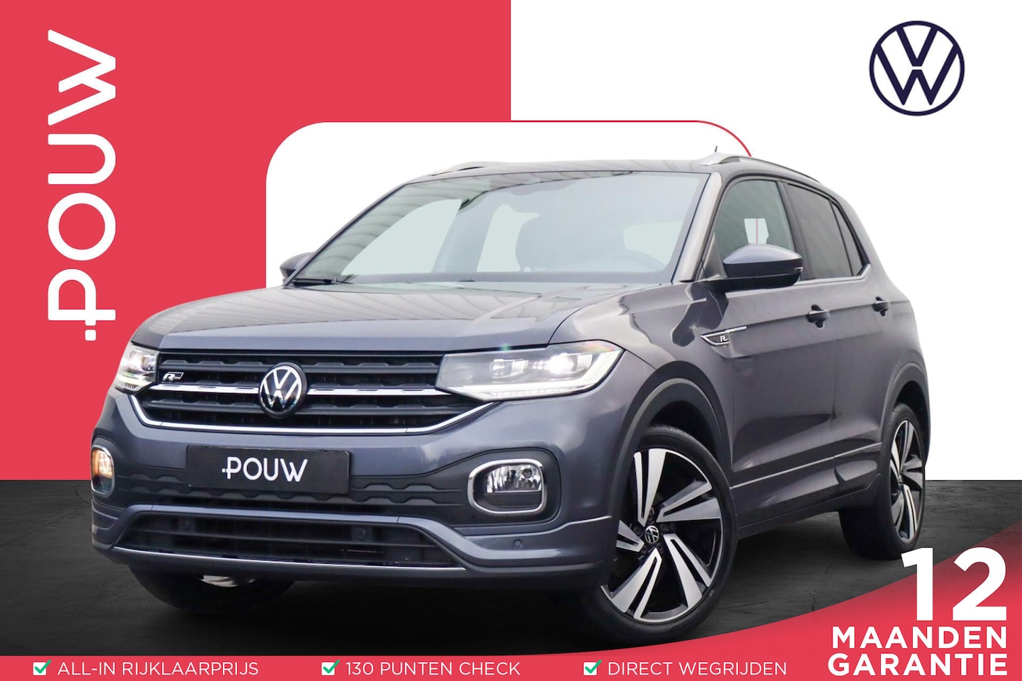 Volkswagen T-Cross - 1.0 TSI 110pk R-Line | Apple Carplay/Android Auto | Navigatie | Adaptive Cruise - AutoWereld.nl